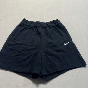 Nike Sportswear Women's Jersey Shorts Sz XS Black Brand New